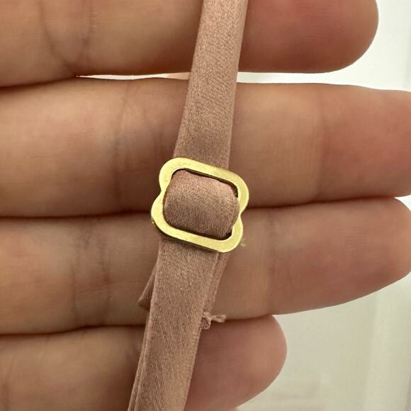 Show Me Your Mumu Bodysuit Diane Tank Top Rose Gold Holiday NYE Quiet Luxury M - Picture 8 of 11